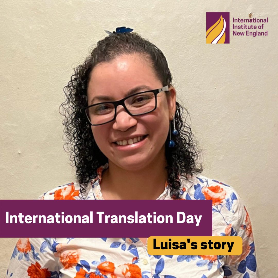 iine's tweet photo. It’s #InternationalTranslationDay2022! Celebrate the people who build bridges and break down barriers between cultures and communities, like Spanish-language translator Luisa.

Thank an interpreter in the comments below! ⬇ https://t.co/a3LK5nkRZ0