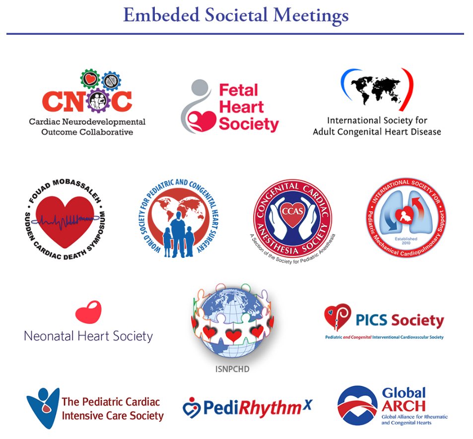 13 Scientific Societies have embedded their annual meeting WITHIN the #wcpccs2023! This allows consolidation of attendees into one place for their usual annual meeting and industry/grant support across all sub specialties. From fetal to adults, and everything in between!