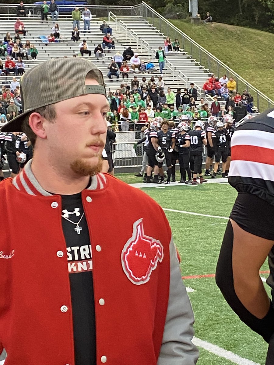 Cabell Midland 14, Oak Hill 0, end 1Q. #wvprepfb