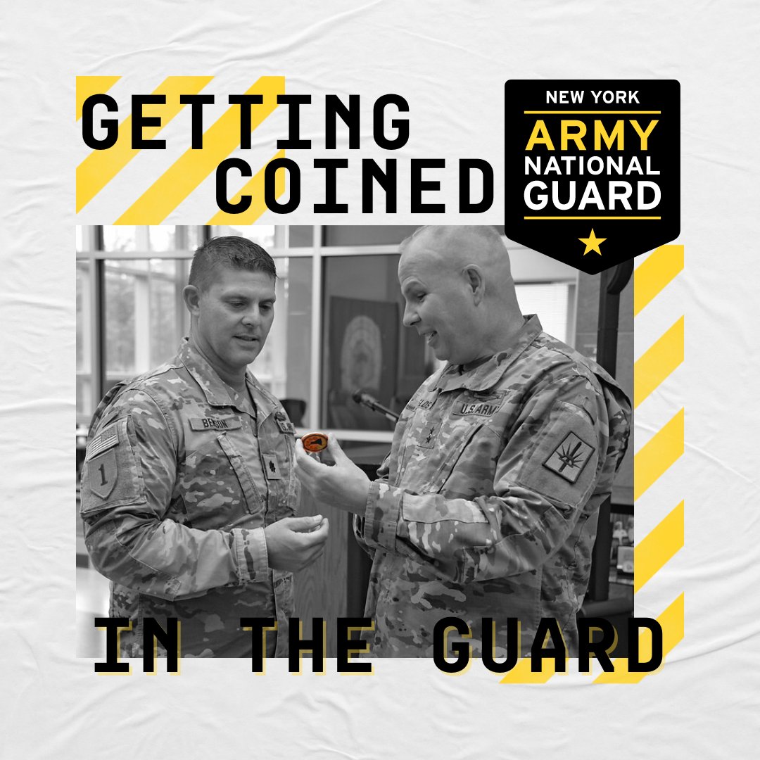 NationalGuardNY's tweet photo. #Friday gives us a chance to celebrate #Soldier accomplishment.  #General Shields is presenting #LTC Benson with a battalion coin for exemplary #servce to the #NYARNG.

#GuardStrong
https://t.co/ZyS2sAeN43 https://t.co/j5Odr04UWn