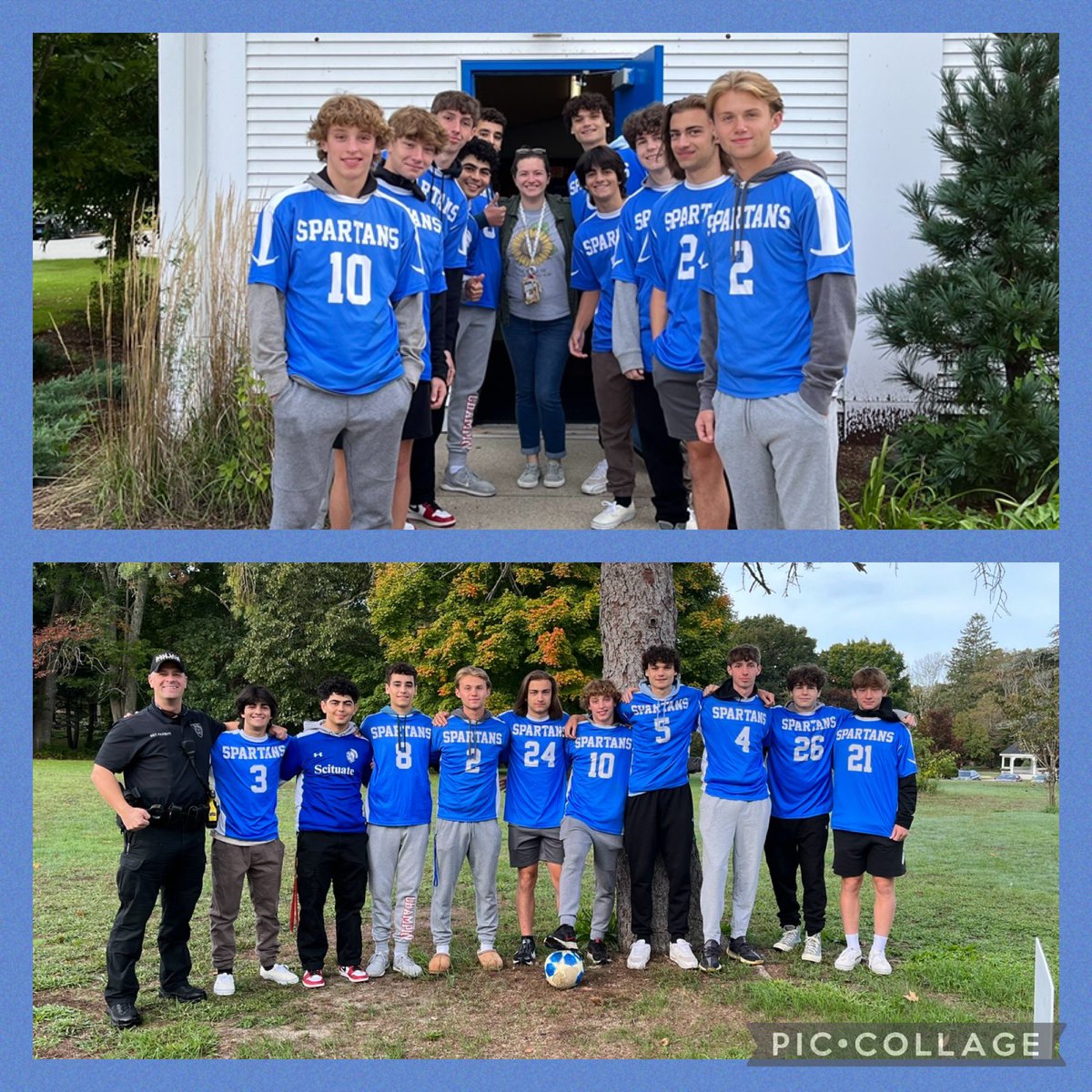 kaitlinsoccio's tweet photo. High Five Friday is back! Ss were excited to see @SpartanPrideRI Boys Soccer team welcome them into school this morning! ⭐️ @NScituateSchool https://t.co/Or8V8cA6PS