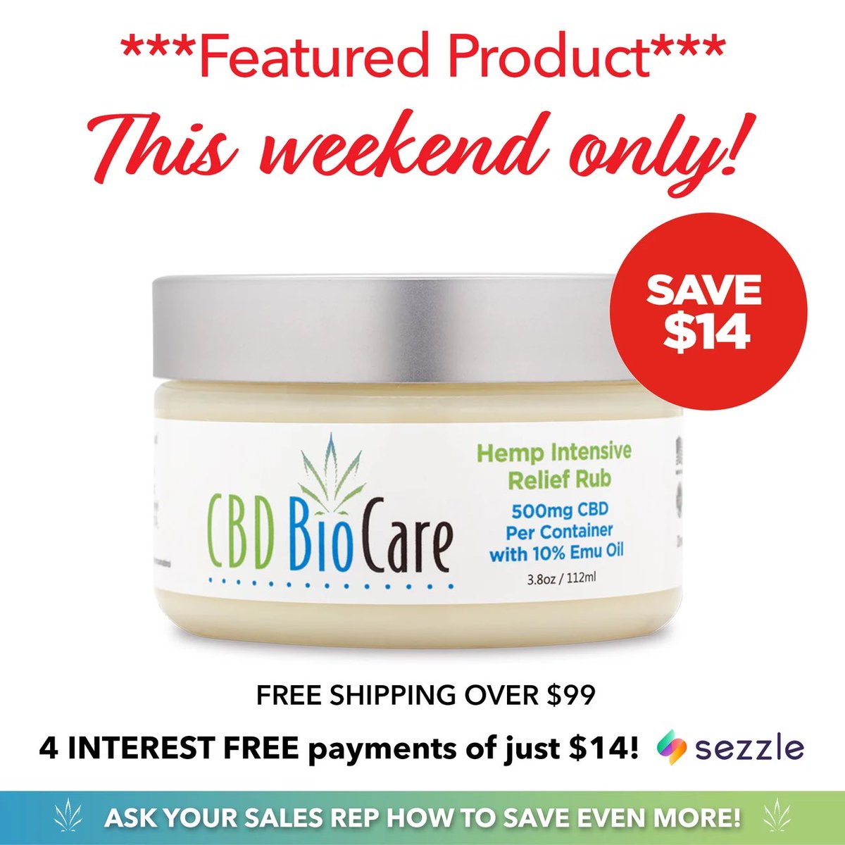 CBD4Relief's tweet photo. BEST SELLER ON SALE NOW
500mg #CBDrub w/#EmuOil
Chiropractor & medical physician favorite
#CBDpainRelief #topical for #MusclePain #JointPain #BurnRelief
Fight #inflammation
#CBD #PainRelief #PainRub non-medicinal odor
#PainBalm #nonGMO #organic
SHOP-https://t.co/DFtWw75VHs https://t.co/3aLULRivxT