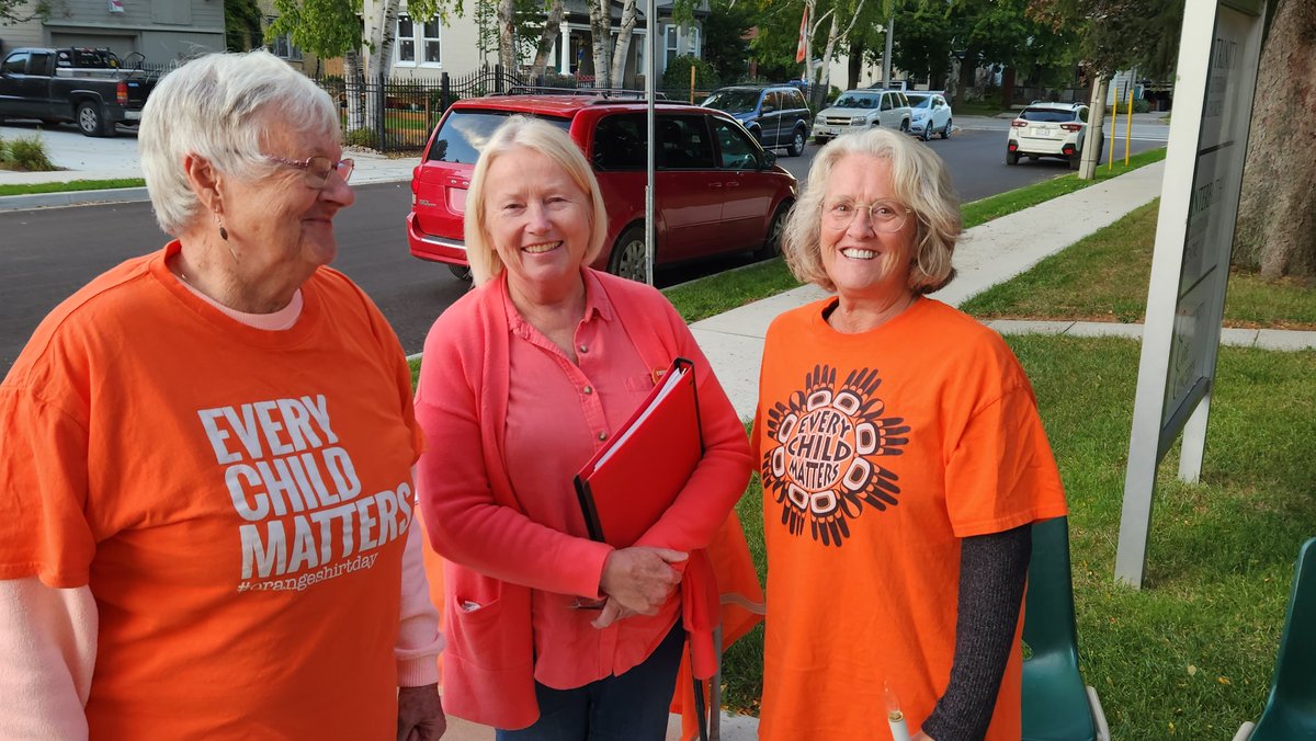 Thank you to those who came tonight to our vigil for the National Day for Truth and Reconciliation. 
May we all be companions to one another on this journey of reconciliation.