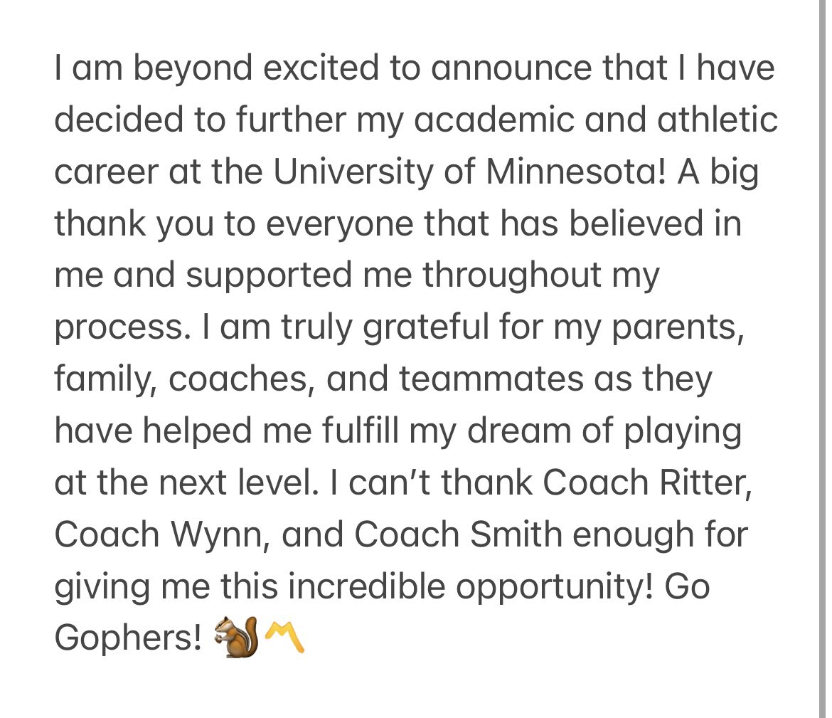 Go Gophers 〽️ <a href="/GopherSoftball/">Minnesota Softball</a> <a href="/RitterPiper/">Piper Ritter</a> <a href="/_HashtagWynning/">Carly Wynn</a> <a href="/coachanniesmith/">Annie Smith</a>