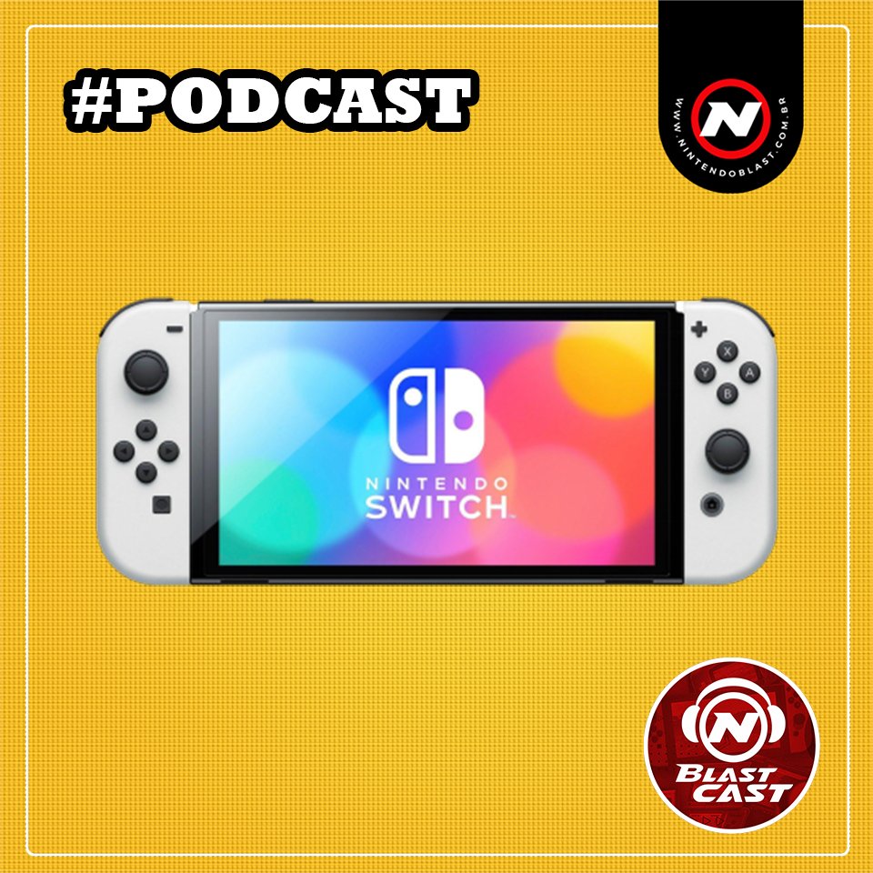 nintendoblast's tweet photo. No programa dessa semana nossa equipe comentou sobre a chegada no Nintendo Switch OLED no Brasil.

https://t.co/Nh0m0CSkHF

#nintendoswitch #nintendo_brasil #SwitchOled #nintendoswitch #NintendoSwitchOLED #nintendoswitcholed 
 #podcastbr https://t.co/J4LWoyoTcj