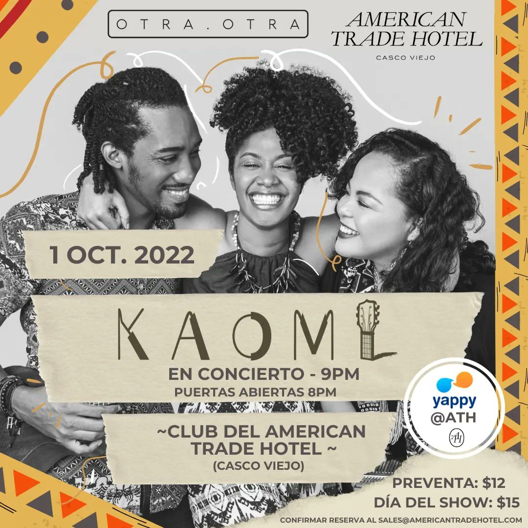 Así de felices estamos😍, porque nos vemos este sábado en nuestro primer concierto del año!! 👨🏾‍🦱👩🏽‍🦱👩🏻‍🦱
Reservas y Yappi al 6057-3718. 🔥✊🏽❤  ¡Vamos con todo!