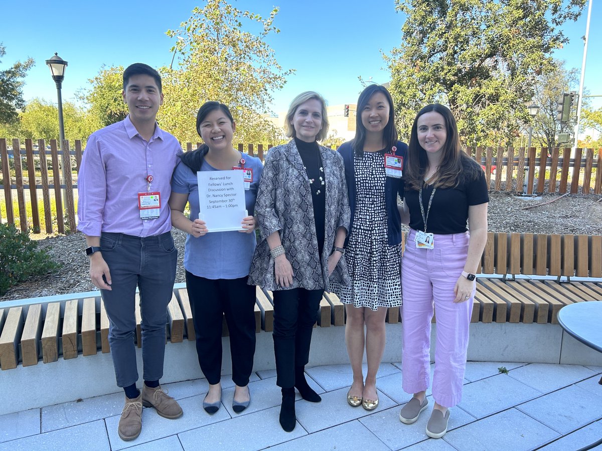 Stanford PHM Fellows (@stanphmfellows) on Twitter photo Thank you to <a href="/NancyDSpector/">Nancy Spector</a> for taking the time to share your wisdom with our <a href="/StanfordPHM/">Stanford Pediatric Hospital Medicine</a> fellows during your phenomenal <a href="/StanfordPeds/">Stanford Pediatrics</a> Grands Rounds visit! <a href="/ElisaMPhillips/">Elisa Phillips</a> <a href="/Gabe_Tse/">Gabe Tse</a> <a href="/syusquires/">Stephanie Squires</a> <a href="/dxl273/">Danni Liang, MD</a> Thank you to <a href="/NancyDSpector/">Nancy Spector</a> for taking the time to share your wisdom with our <a href="/StanfordPHM/">Stanford Pediatric Hospital Medicine</a> fellows during your phenomenal <a href="/StanfordPeds/">Stanford Pediatrics</a> Grands Rounds visit! <a href="/ElisaMPhillips/">Elisa Phillips</a> <a href="/Gabe_Tse/">Gabe Tse</a> <a href="/syusquires/">Stephanie Squires</a> <a href="/dxl273/">Danni Liang, MD</a>