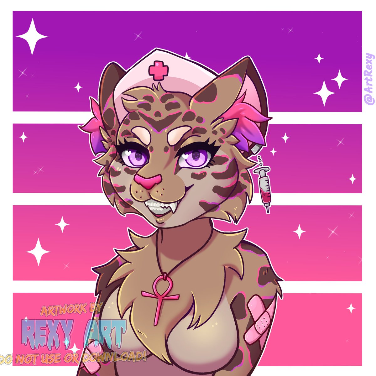 ArtRexy's tweet photo. More headshot commissions from Facebook 💗
https://t.co/dXjz9r0yVz
#Headshot #furry #furryart #furries #furryartwork #healthcore #pink #leopard #nurse #menhera #medicalcore #furrycommission #speedpaint https://t.co/O8JVQtvXtE