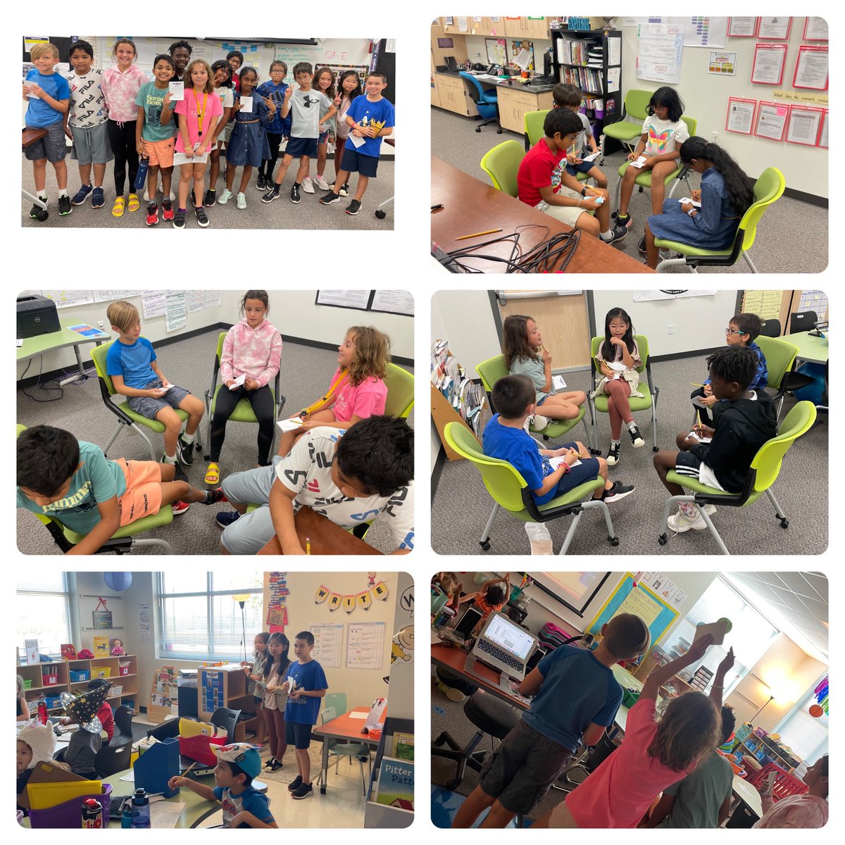 It’s FriYay &amp; that means hanging out with our 4th Student Advisory Crew <a href="/MJAkinElem/">Akin Elementary</a> ! Students creating look fors that align to the ideal Ss experience &amp; visiting classrooms to give campus leadership feedback. Looking for students focused on a task &amp; enjoying learning! #1LISD