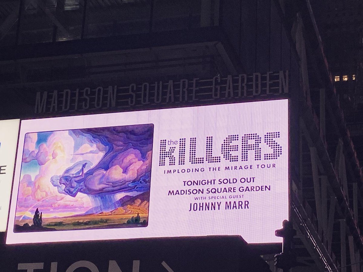 kdiddym's tweet photo. I have been swiping closed instagram vids all month, no spoilers!!! finally @Johnny_Marr @thekillers tonight @TheGarden  😍😍😍 https://t.co/mg2PgHIA7a