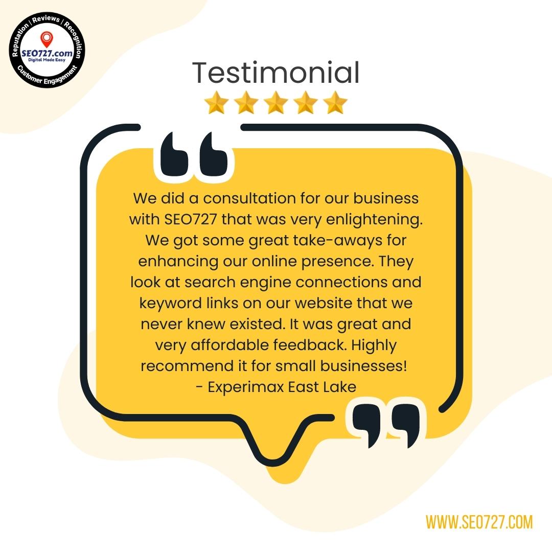 Seo727C's tweet photo. Our clients are taking their experience to the next level. Here's what they say:
https://t.co/gISJ4EHLRz
#seo #business #google #reviews #smm #florida #brand #webdesign #reputationace #googlesearch #onlinereputationmanagement #customerexperience #SEO727 https://t.co/ju0FKgJ3q2