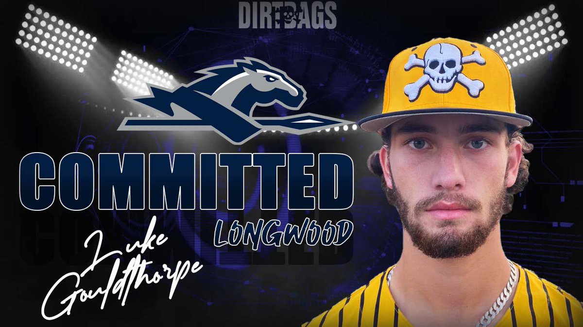 Congratulations Luke Gouldthorpe (2023 Jefferson Forest High School (VA) RHP) on his commitment to Longwood University! #Dirtbag🆙