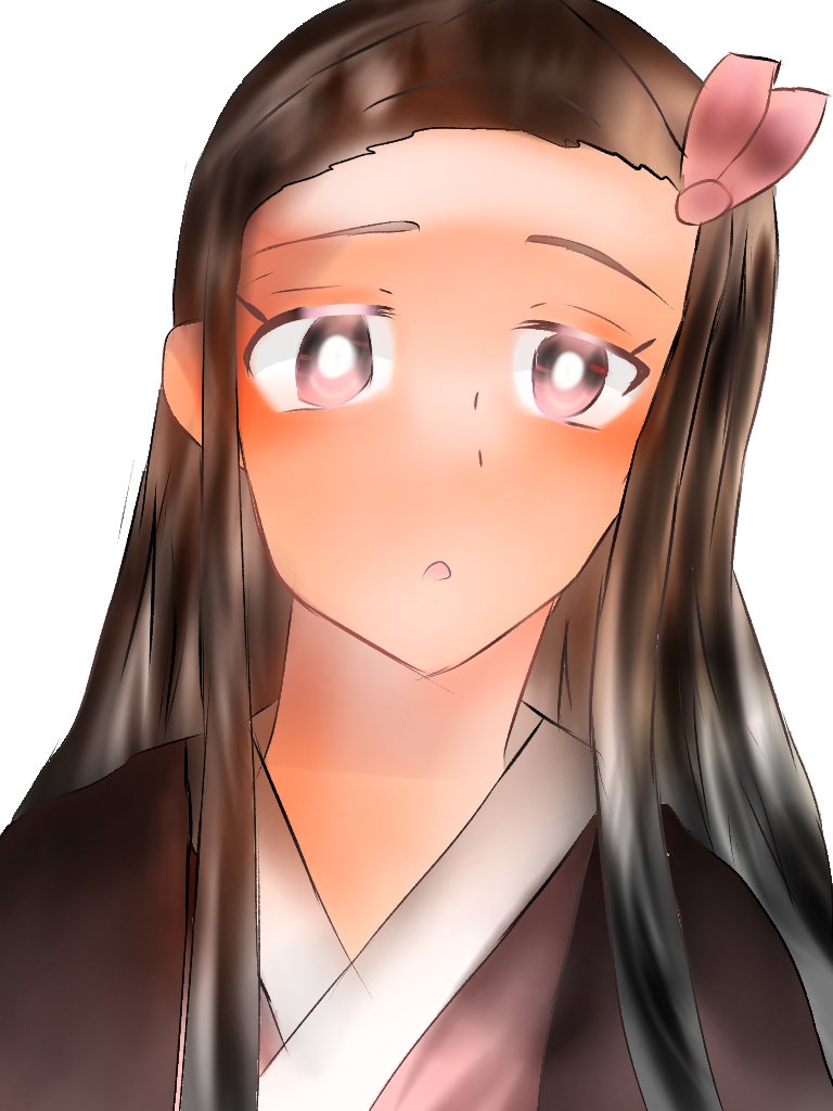 美咲💫みーちゃん🎴🤠さんがTwitterに投稿した竈門禰豆子(鬼滅の刃)のイラスト。