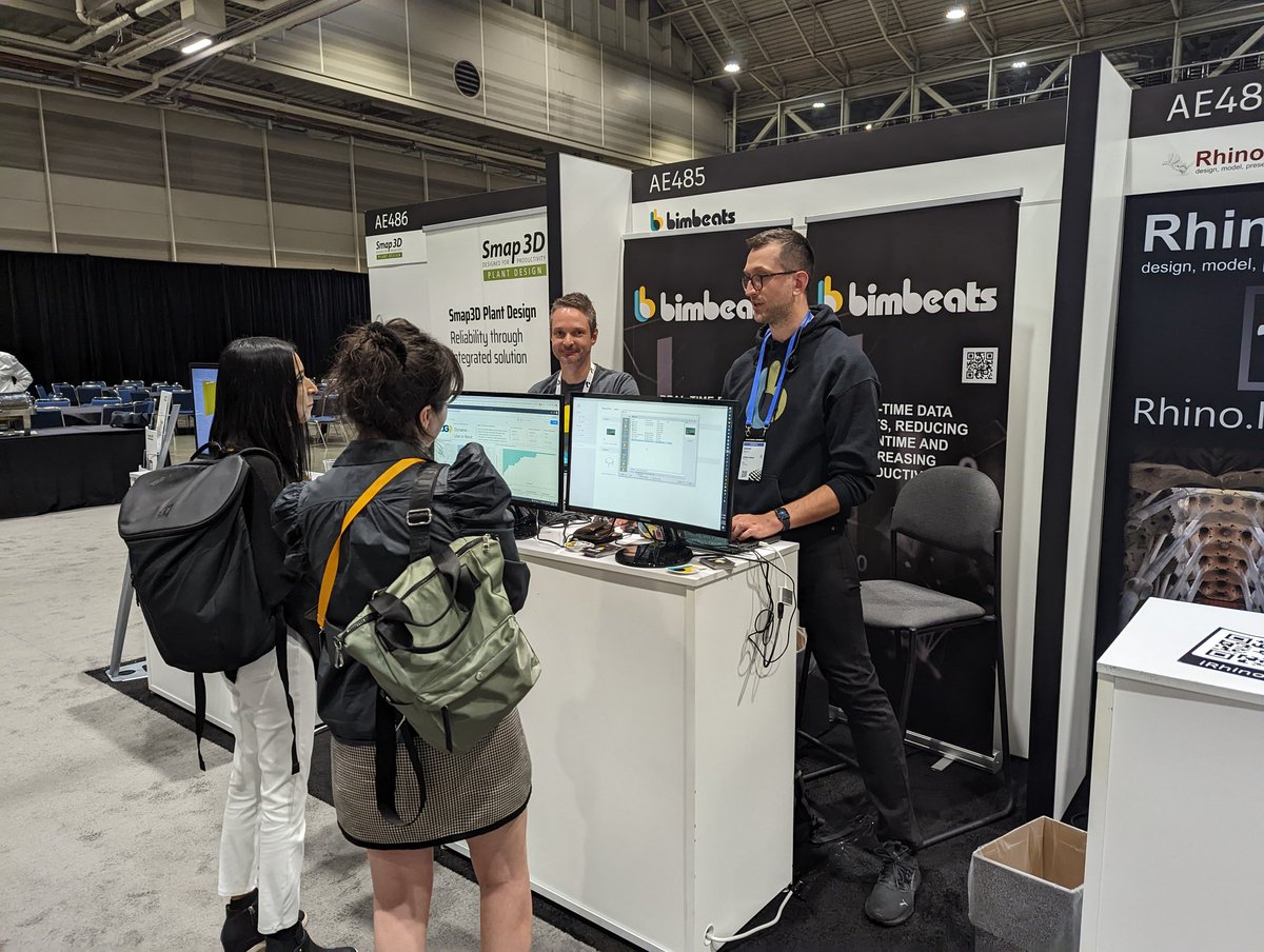 It was great to finally be doing demos to people in real life rather then virtual #AU2022