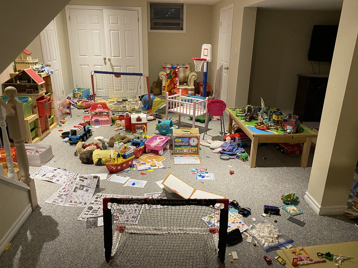 RobJee1's tweet photo. Whenever I visit my basement I wonder if I’ve been robbed. My children are feral. https://t.co/hSdUyFpWM1