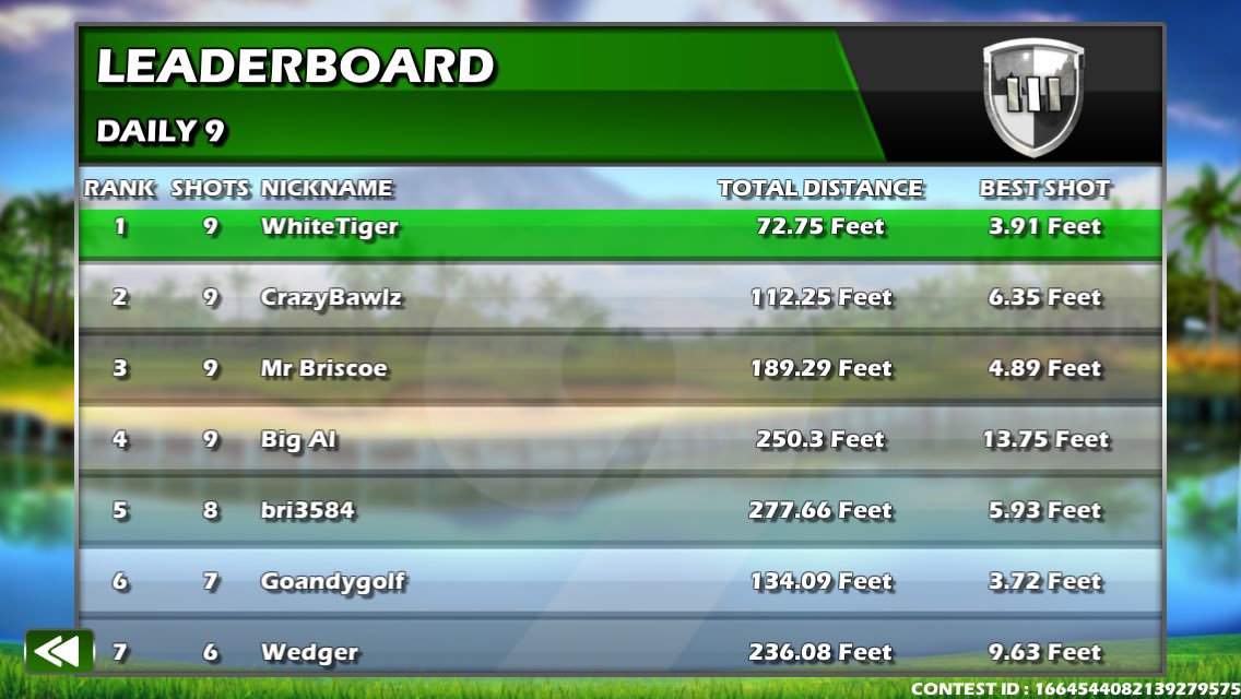 ToddMPoole's tweet photo. #NewWorldRecord at 72.75 feet on the #Daily9 today for #WhiteTiger
#Golf #GoldenTee @GoldenTee
@Topgolf @PingTour @TaylorMadeGolf @ScottyCameron @wellputtusa @Getagrippod @RHoman89 @GWR https://t.co/kX8zO1OVzG