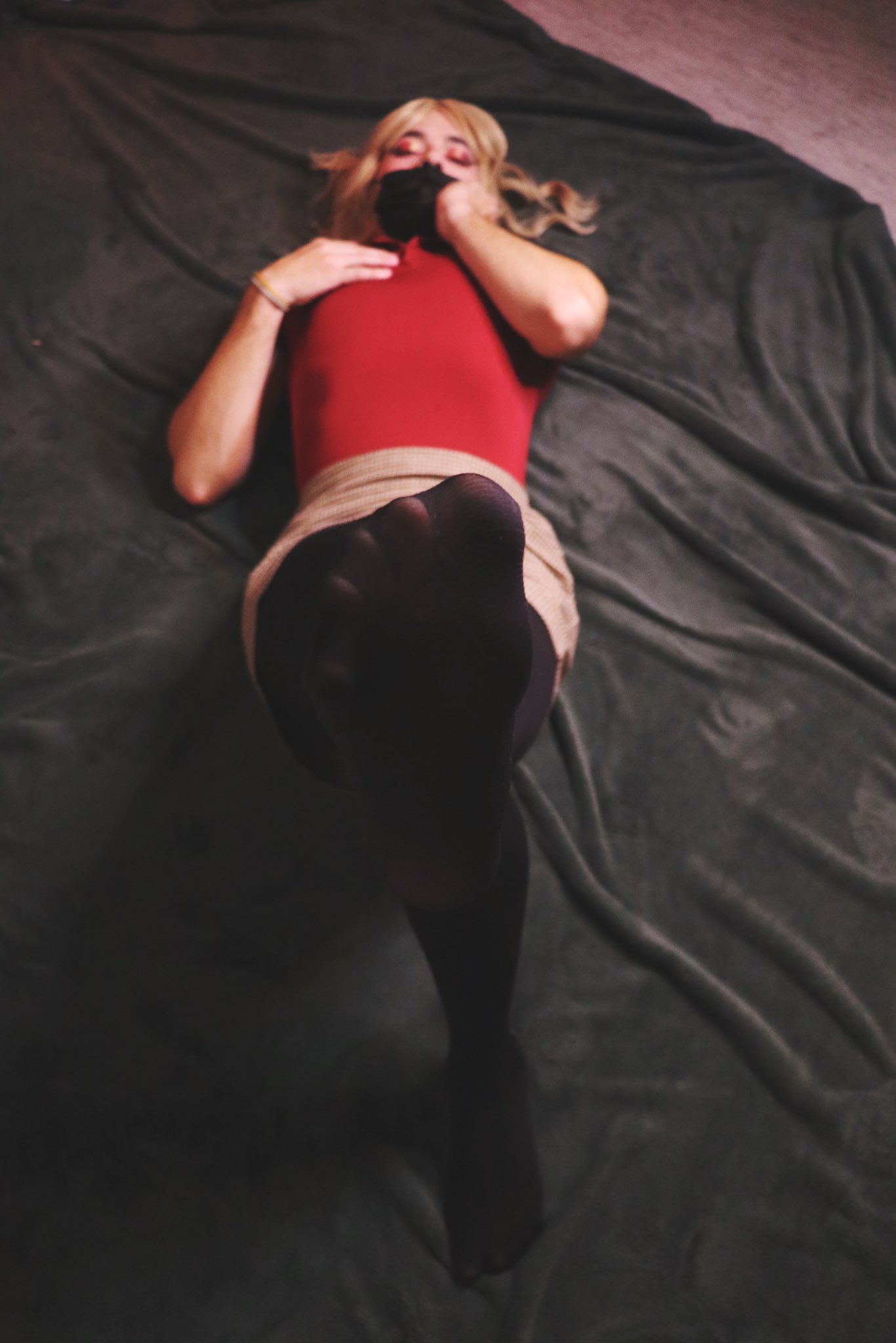 Any fans of feet in nylons? #femboy #nstwtw #onlyfans #onlyfanspromo #sissybois #sissy #femboi #sexy