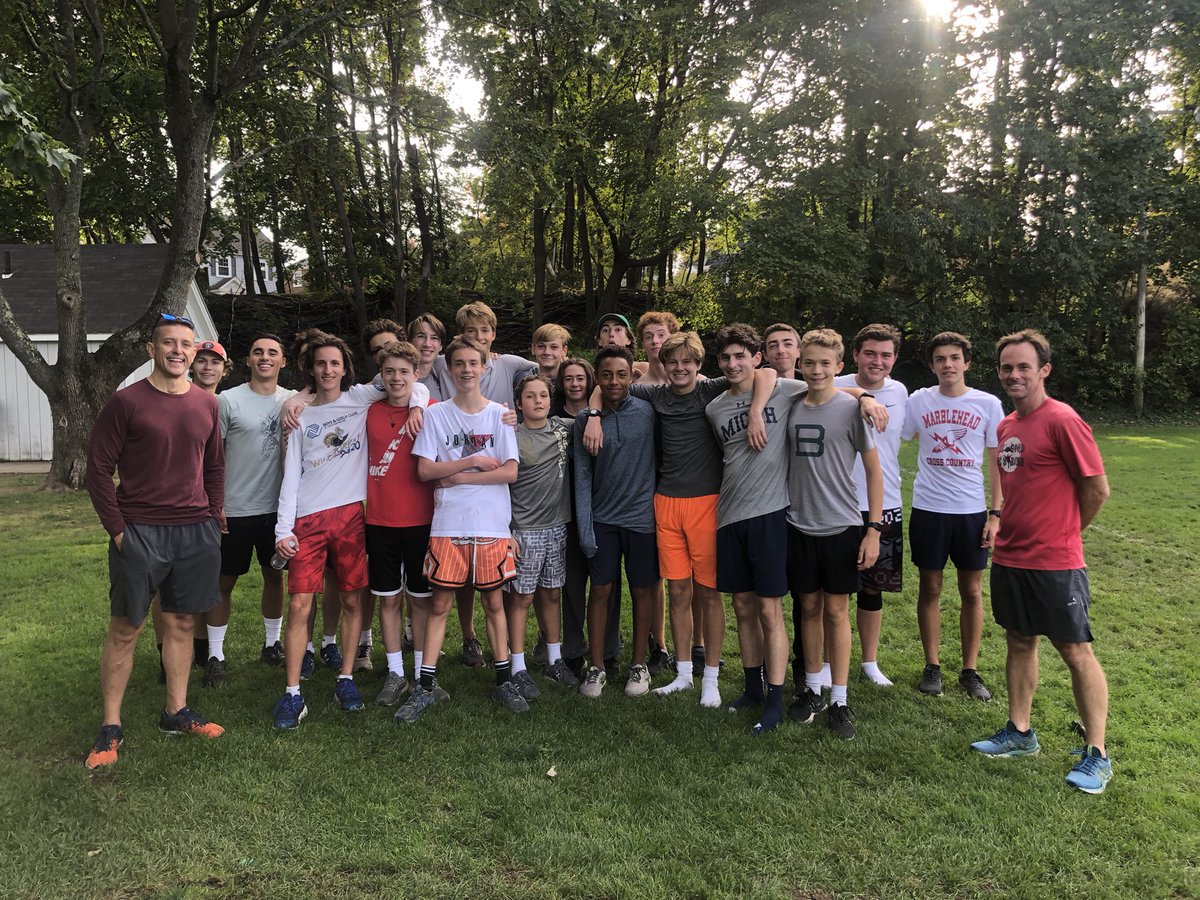 PROOF! Thank you to our MHS Cross Country team for allowing me to join their distance practice today.