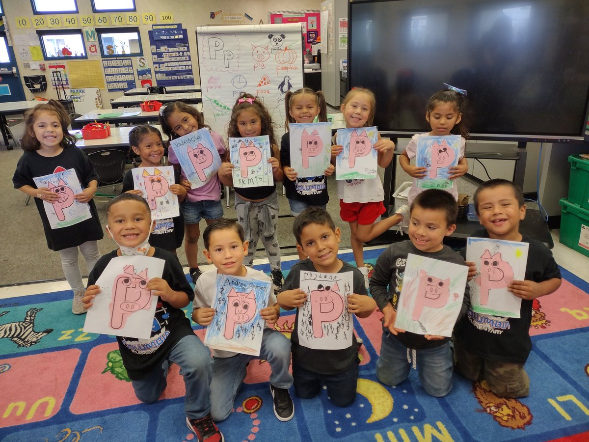 P is for Pink Pigs! @Columbia_VVUSD