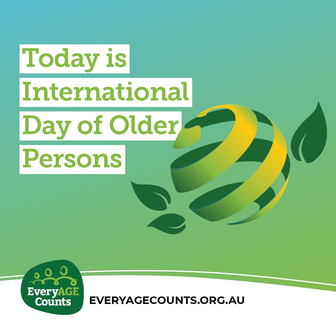 Today is the UN's International Day of Older Persons.  #Ageism 

The theme for this year is Resilience of Older Persons in a Changing World.

To find out more head to un.org/en/observances…