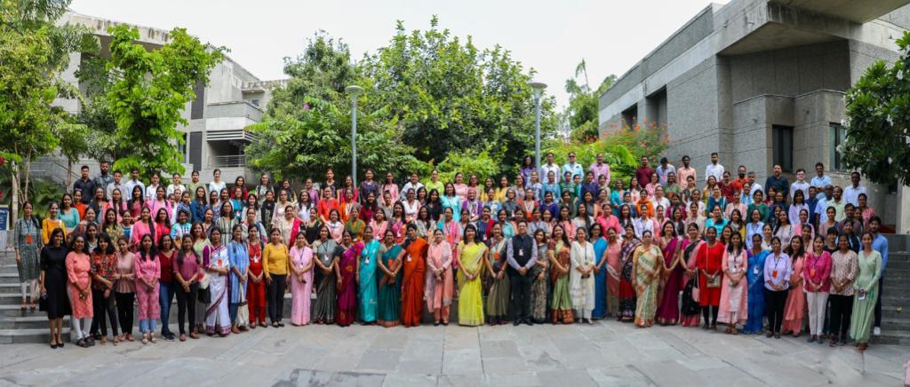 Sandeep_1966's tweet photo. Conclave of Women researchers in #Science and #Technology at @iitgn. Strengthening inclusion and diversity through calibrated funding opportunities such as SERB-POWER grant, fellowship, mobility and translation: a complete suit for end-to-end R&amp;D support. A revolution in making. https://t.co/K2B9ah9XPA