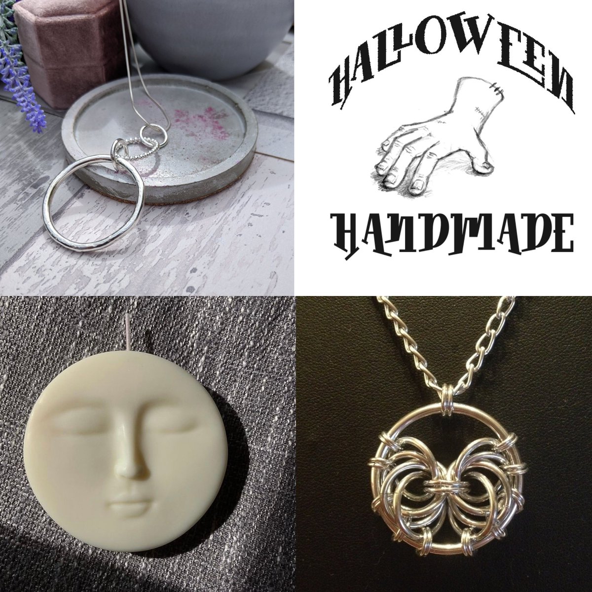 GuildOat's tweet photo. Some more stallholders from Halloween Handmade:
https://t.co/2HQmlUaWmK
Blackberry Hare Jewellery
Only Enso
@destaidesigns
Drop by and browse their shops.
#MHHSBD #ukgiftam #ukgifthour #jewellery #handmade #waxcandle #moonface #ideasbirmingham https://t.co/cECIxN6oeC