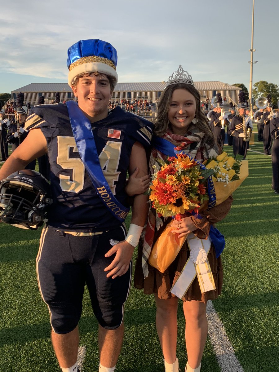 Congratulations to King Landen McFarland and Queen Morgan Keel! #VikingPride