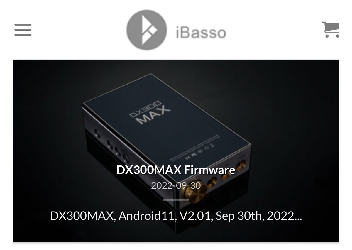 busso156's tweet photo. DX300MAXの新ファームウェアが出てますね...Android11へ...まだ、詳細を見てないからわからないけど、その他の変更点はあるかなぁ🤔
#DX300MAX https://t.co/hehGoKIV6s