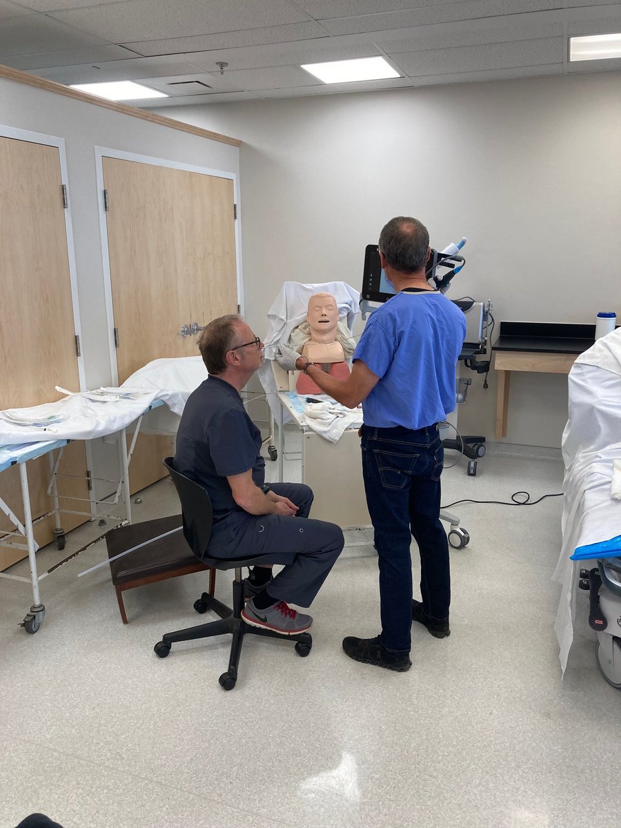 ParxEM's tweet image. AIME Awake!

Our first ever cadaver-based awake course is in the books. Privileged to teach alongside Adam Law + George Kovacs. 

Innumerable pearls around decision making, patient coaching, topicalization, and device use. Looking forward to the next one. @CAEP_Docs