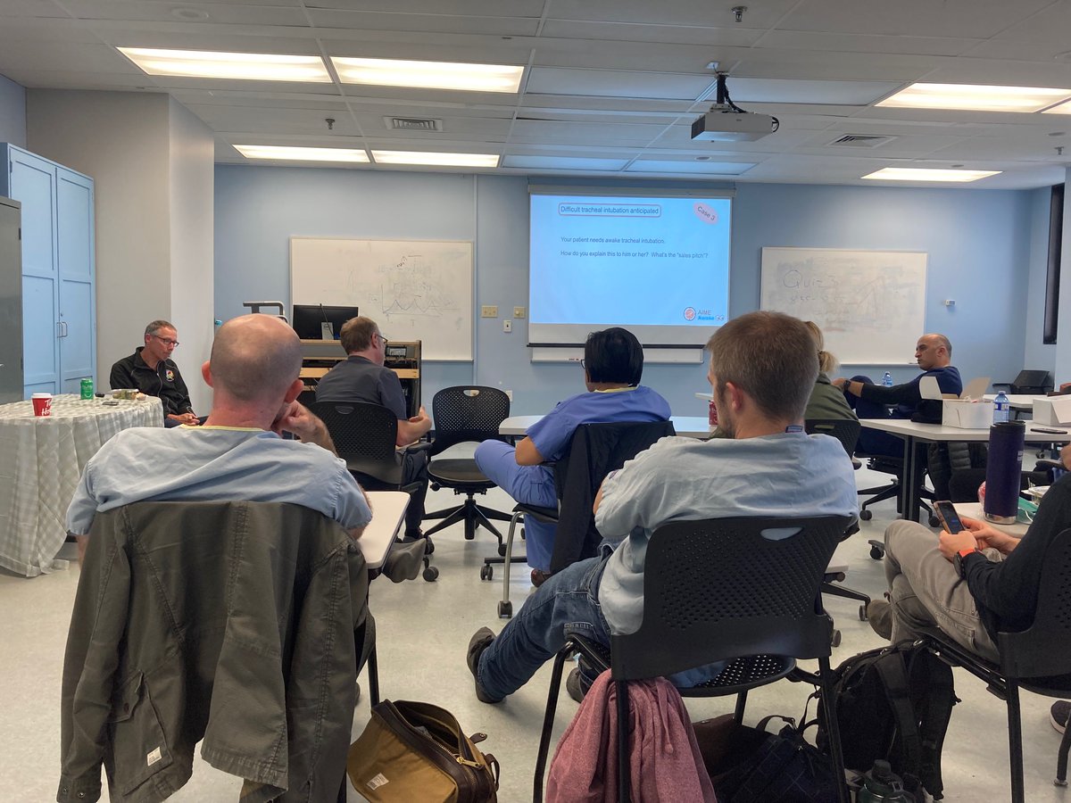 AIME Awake!

Our first ever cadaver-based awake course is in the books. Privileged to teach alongside Adam Law + George Kovacs. 

Innumerable pearls around decision making, patient coaching, topicalization, and device use. Looking forward to the next one. <a href="/CAEP_Docs/">CAEP</a>