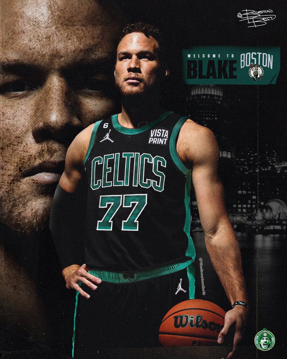 TheBostonBrit's tweet photo. Welcome to Boston @blakegriffin23 ☘️

@celtics #Celtics https://t.co/NLgn7Y12ye