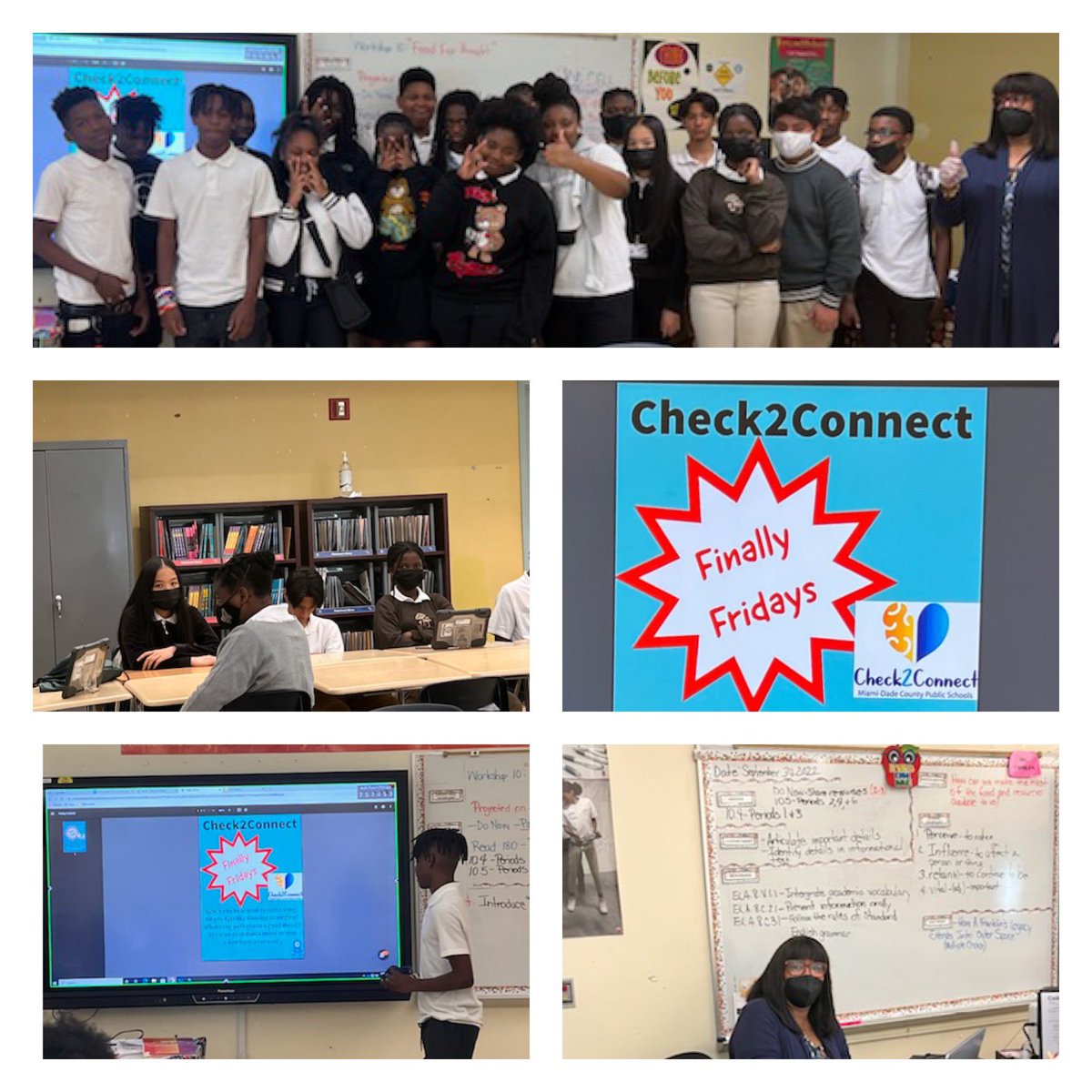 AndoverEagles's tweet photo. #FinallyFridays RJP Check In activity with SEL Reducing Anxiety self-regulation activities with Ms. Evans-Tomlin’s 8th Grade class.
#mdcpsrestorativejustice
#mdcpscheck2connect
#mdcpsconnectb4curriculum
#connectfirst @MDCPS_MHS @StdtSvcsMDCPS @MDCPSNorth @MsLewis_NRO @verenanro https://t.co/7dzCVZoSuw