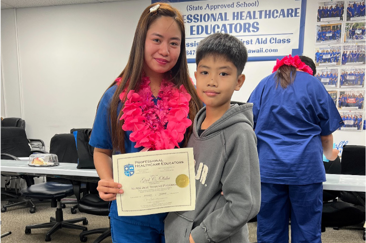 CAPartnership's tweet photo. Congratulations, Gisel! With the help of @HCAPhi’s employment services program, Gisel was able to obtain her nurse aide certificate and find employment providing caring support for seniors! Read the full story here: https://t.co/14LPfqAlNB #HelpingPeople #ChangingLives https://t.co/t4P8tkeSsu