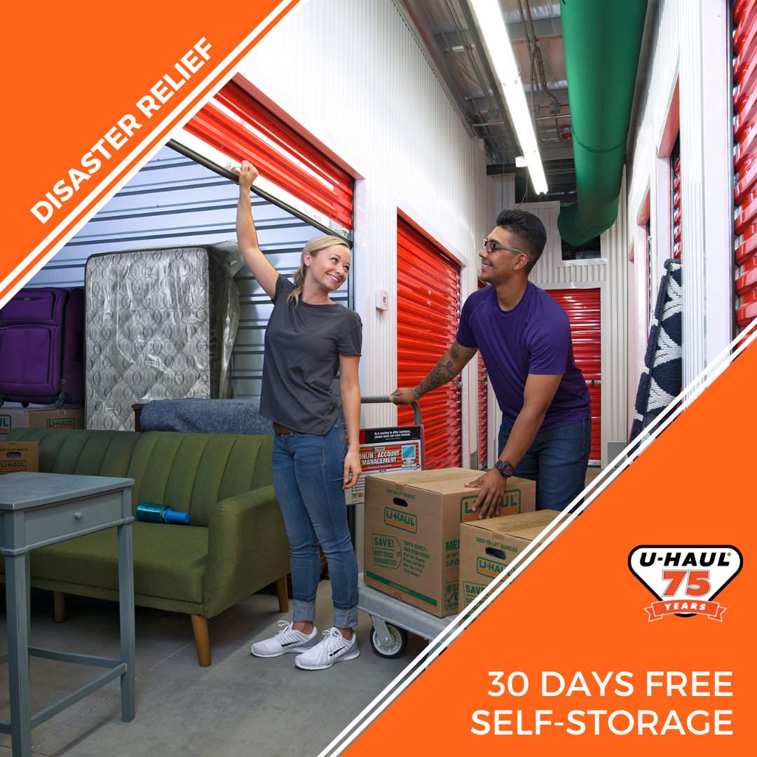 uhaul on Twitter "UHaul® is offering 30 days of free selfstorage at