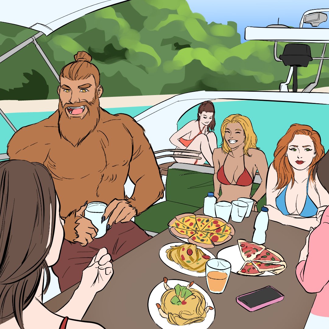squatchwatchla's tweet photo. Boats, Babes, and Bikinis...and Boats. And Pizza and Beer. 🍕

#squatchwatch #boats #bikinis #babes #pizza #beer #bigfoot #sasquatch #comicseries #squatchwatchcomic #bigfootsighting #comicbook #sasquatchsighting #cryptidcore #adultcomics #cryptidcomics #undergroundcomics https://t.co/YProQIM1pH