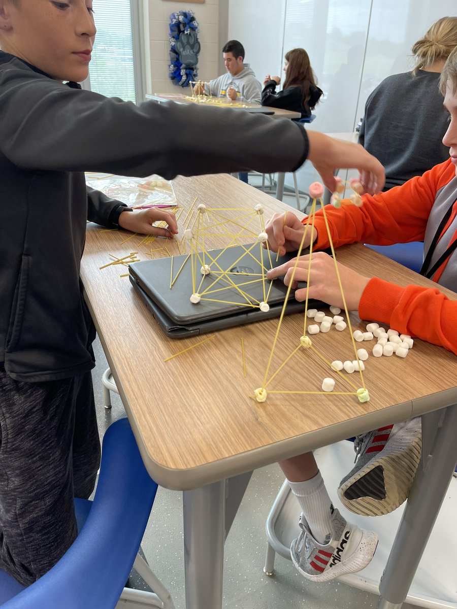 madisonhope005's tweet photo. This week we built our marshmallow &amp; spaghetti towers! The kids loved it! https://t.co/bfNy2mV4AY