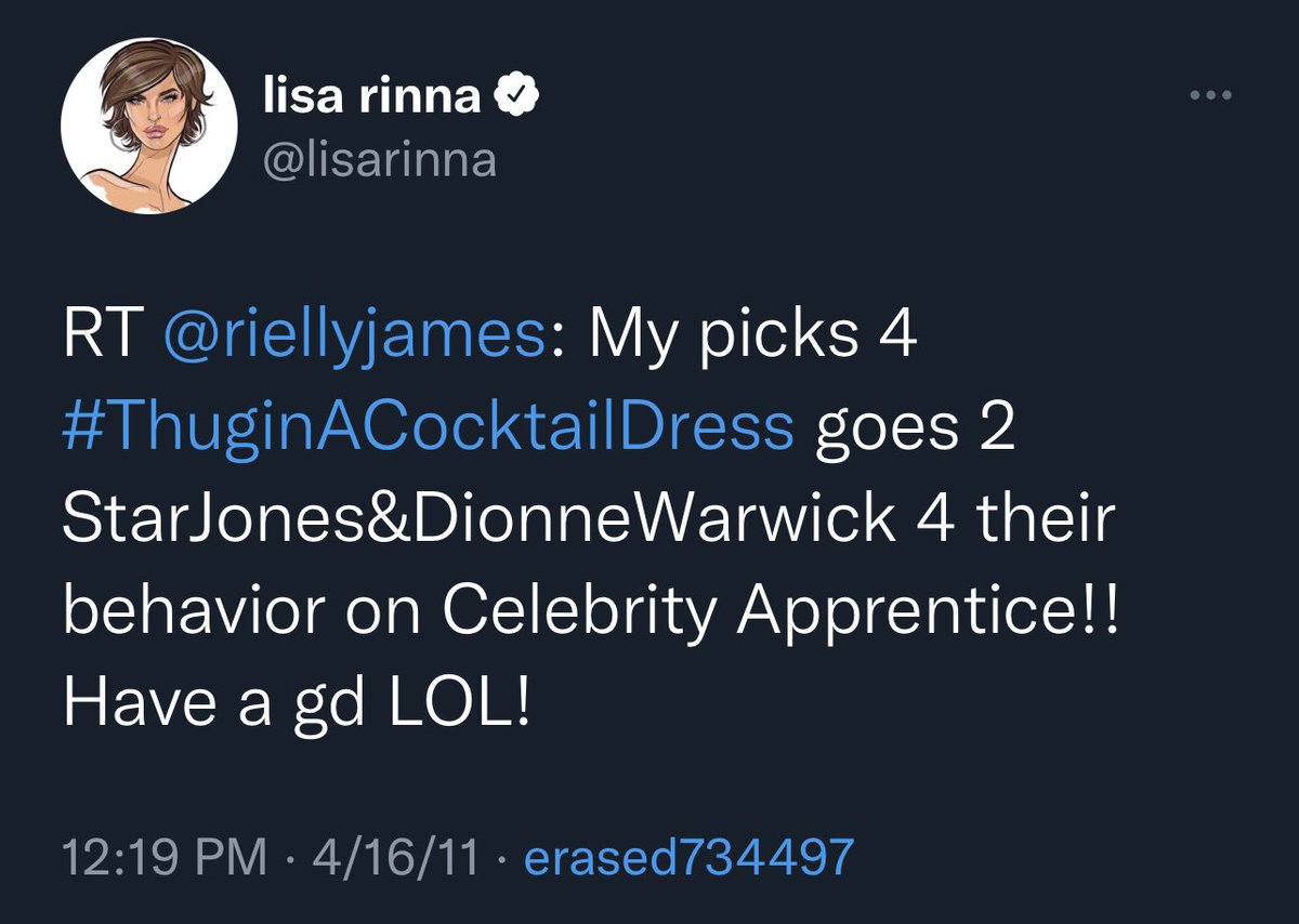 MadBeefs's tweet photo. Please share so that bravo fires Lisa Rinna. She called two black women thugs, compared one to a gorilla and said all lives matter. She needs to be held accountable for her tweets and this needs to go viral #rhobh #RHOBHMeanGirls https://t.co/uRLdQ7ch45