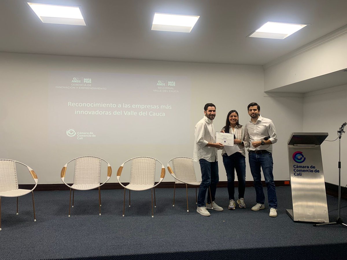 ANDIValleDCauca's tweet photo. Quinto Lugar #BAltman y a @WeKallco por ocupar el Primer lugar como la startup más innovadora del Valle del Cauca de acuerdo al Ranking de Innovación Empresarial 2022 https://t.co/SJ4mVeOI12