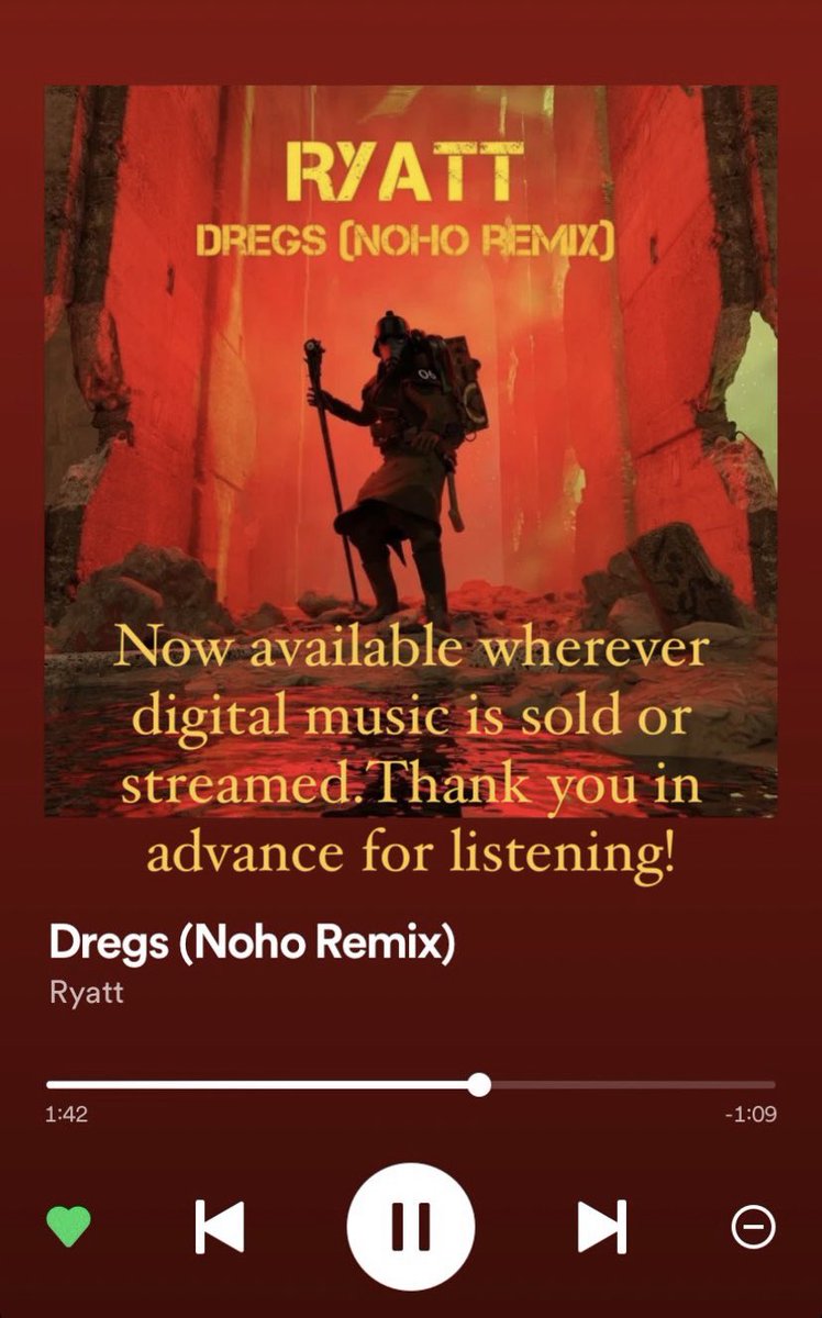 #edm #Ryatt #remix #drumandbass #Noho
#deezer #spotify #applemusic #itunes #youtube #music #googleplay #amazonmusic #soundcloud #pandora #newmusic #iheartradio #weareryatt #Ryattlyrics #youtubemusic #tiktok #artist #podcast #spotifyplaylist #playlist #Charleswiley #RobCruz