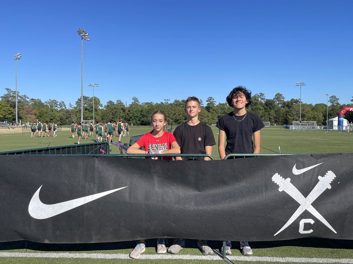 Checking out the course before our race tomorrow.  Looking forward to watching our Bengals run tomorrow against some of the top teams in the state.  <a href="/DentonISDSports/">Denton ISD Athletics</a> <a href="/CSOSUAVE17/">Mr. Hailey</a> <a href="/joseph_arrona/">Joseph Arrona</a> <a href="/MacyWingard/">Macy Wingard</a>