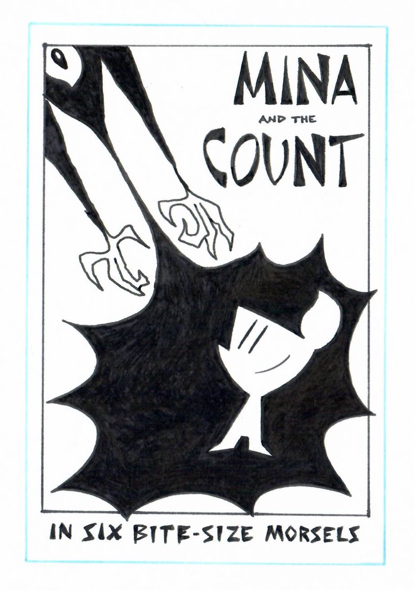 I was hoping that Mina would become a show and that it would happen at CN. They passed but @fredseibert said he was interested in doing more as part of Oh Yeah cartoons @NickAnimation. Here's the rough and final postcard announcing its return. 