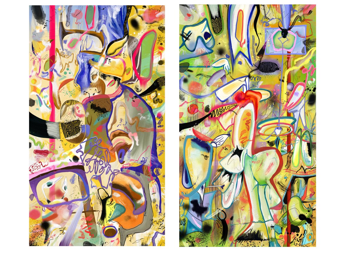 I have listed Tenebre, the second painting of All the Colors of Giallo
2160 x 3840 300 DPI
◎ 7
Inspired by Dario Argento's movie, this surrealistic and multi chromatic lanscape depicts how I imagine anxiety, pain and fear
Thread, details and link ⬇️