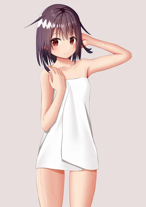 #艦これ
睦月ちゃん描きましたーーーーー!!!! 