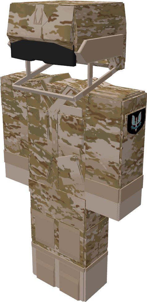 ArsenalCraft_'s tweet photo. SAS Armor Model! https://t.co/Z0XMi27dRy