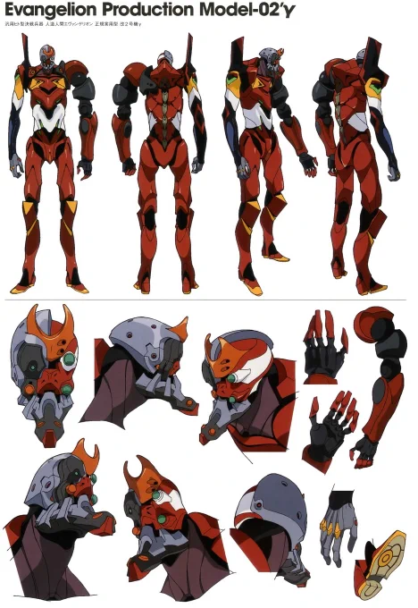 No estoy muy seguro del trabajo de Hayashi como AD en la película, pero por la parte de Honda el trabajo es muy destacable porque todo el diseño está adaptado a él, pues no solo el diseño de personajes se volvió suyo, también el diseño mecánico de las unidades Eva 