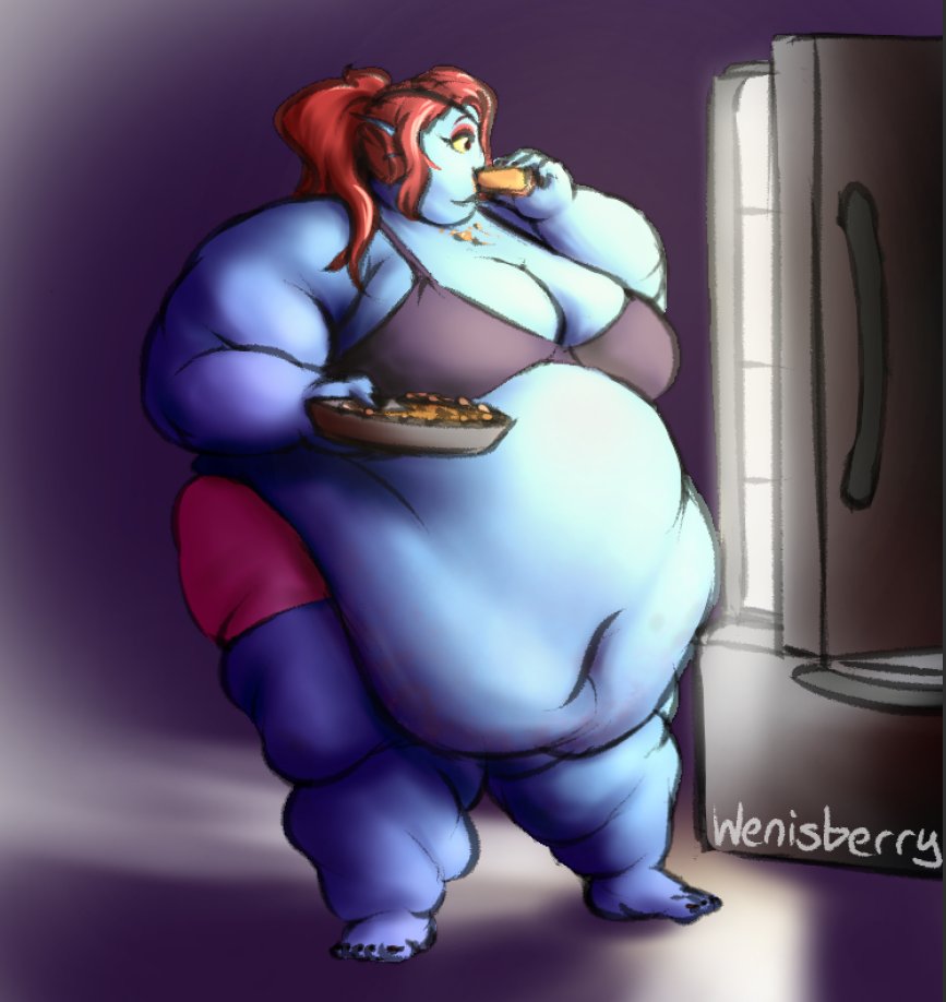 wenisberry's tweet photo. Another doodle I had laying around. Post-midnight-snack snack https://t.co/fHPEuUs3mk