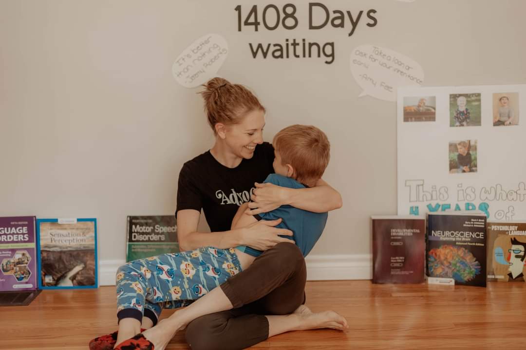 SarahFarrants's tweet photo. Sending @fordnation an invitation to my graduation ceremony. Including a nice little photo insert. Now at 1445 days and counting.
@OntAutism @CBCLondon @CityCynthia @onpoli @CTVLondon 
#50KIsNotOk #MoveTheWaitlist https://t.co/NnBtnn0otY