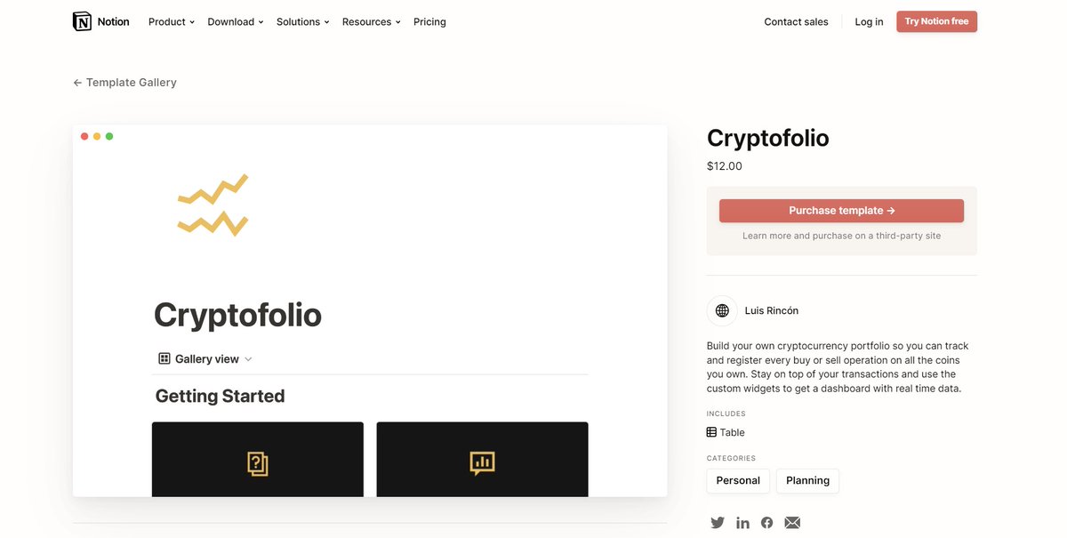 rinconelloinc's tweet photo. I'm happy to announce that my #Cryptofolio template was just published in the official @NotionHQ template gallery ⚡ LET'S GO!!!

https://t.co/ckL4vGDgXD https://t.co/PmDXVUTstL