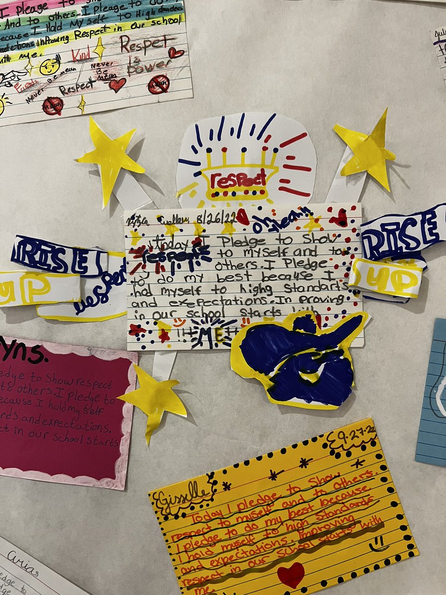PdlRose's tweet photo. We finished the week with our @EMS_Raiders pledging to respect themselves and others! #raidersriseup #respectstartswithme @MishaAlvarezz @smedinafive @EastwoodMS_YISD @cimai2 @mgutierrezAP @tvega_EMS @YISDCounseling https://t.co/V6nJDsdY3h