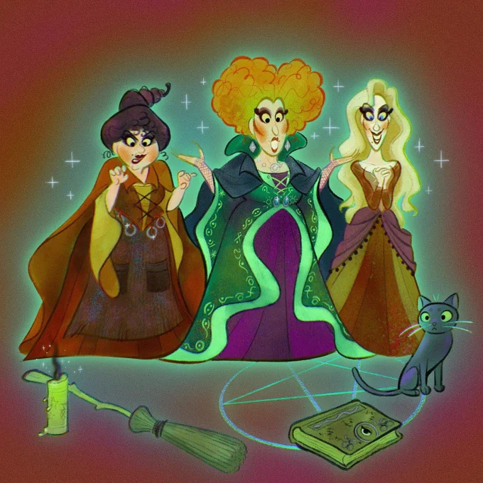happy hocus pocus day to those who celebrate! which sister is your favorite??? 